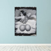 「風呂」 キャンバスプリント (インサイチュ (ウッドフロア))