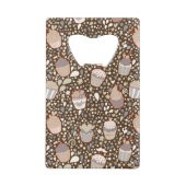 風味がよいカップケーキから成っている甘いパターン クレジットカード栓抜き (裏面)