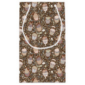 風味がよいカップケーキから成っている甘いパターン スモールペーパーバッグ (裏面)