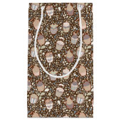 風味がよいカップケーキから成っている甘いパターン スモールペーパーバッグ (正面)