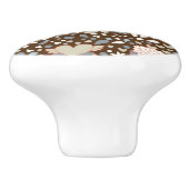 風味がよいカップケーキから成っている甘いパターン セラミックノブ (側面)