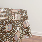 風味がよいカップケーキから成っている甘いパターン テーブルクロス (インサイチュ)