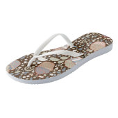 風味がよいカップケーキから成っている甘いパターン ビーチサンダル (アングル)