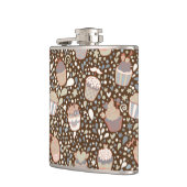 風味がよいカップケーキから成っている甘いパターン フラスク (左)