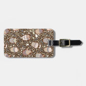 風味がよいカップケーキから成っている甘いパターン ラゲッジタグ (正面横)