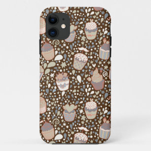 風味がよいカップケーキから成っている甘いパターン iPhone 11 ケース