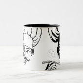 風味がよいシェフ ツートーンマグカップ (中央)