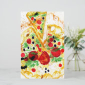 風味がよいピザ 便箋 (スタンド正面)