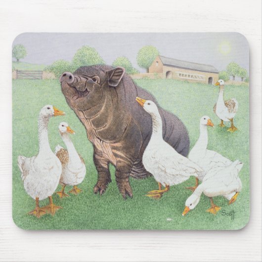 風味がよい少量 マウスパッド (正面)