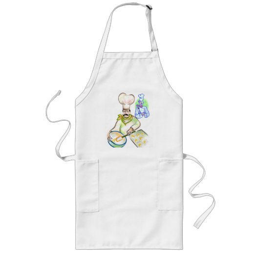 風味がよい御馳走の上で焼けます、エプロン ロングエプロン (正面)