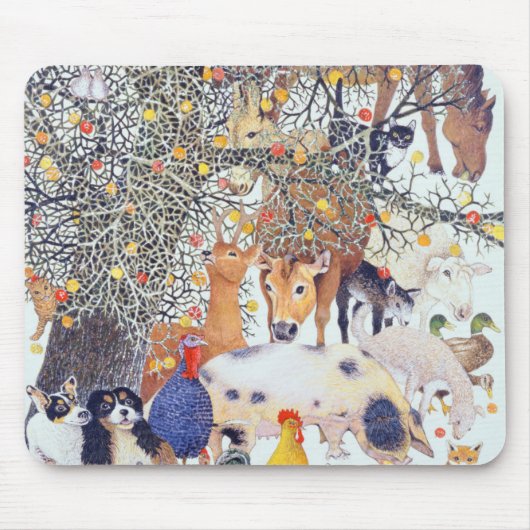 風味がよい御馳走 マウスパッド (正面)