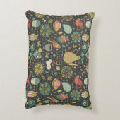 風味がよく明るい茶カード アクセントクッション (裏面(縦))