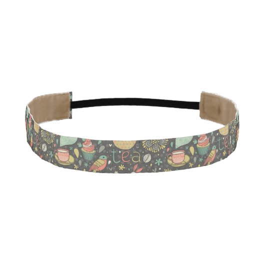 風味がよく明るい茶カード アスレチックヘッドバンド (正面)