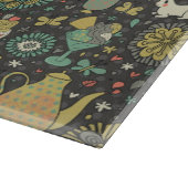 風味がよく明るい茶カード カッティングボード (角)