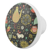 風味がよく明るい茶カード セラミックノブ (右)