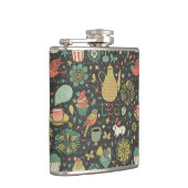 風味がよく明るい茶カード フラスク (右)