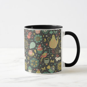 風味がよく明るい茶カード マグカップ