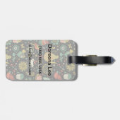 風味がよく明るい茶カード ラゲッジタグ (裏面横)