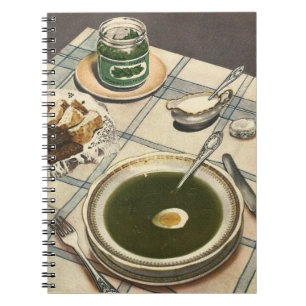 風味がよく、健康な食糧、ソビエト社会主義共和国連邦のCookbook.Theの本 ノートブック