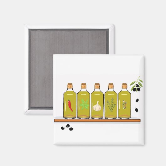 風味のある油 マグネット (正面/裏面)