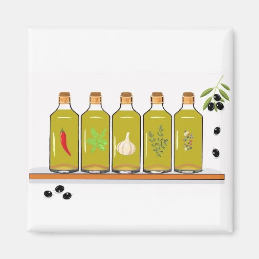 風味のある油 マグネット (正面)