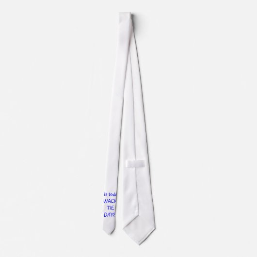 風変りなタイ日は今日ありますか。! ネクタイ (裏面)