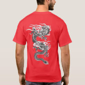 風変りのドラゴン Tシャツ (裏面)