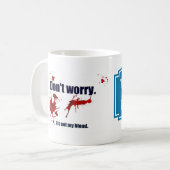 風変わりおよび誇りを持った、ボーナスマグ コーヒーマグカップ (正面左)