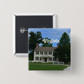 風変わりで古風なウィリアムズバーグ 缶バッジ (正面&裏面)