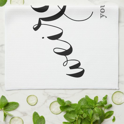 風変わりなおもしろいでかわいい皿タオル- キッチンタオル (折り畳み)