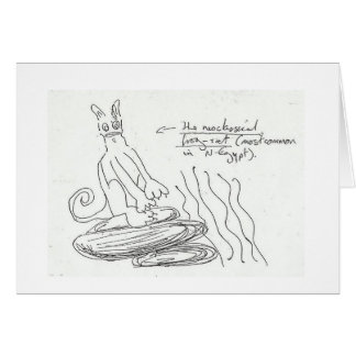 風変わりなカード、それはカエル猫です