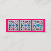 風変わりなキルト スキニー名刺 (裏面)