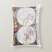 風変わりなグローブアクセント枕の新しい地図 アクセントクッション (正面(垂直))