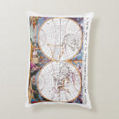 風変わりなグローブアクセント枕の新しい地図 アクセントクッション (裏面(縦))