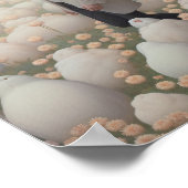 風変わりなチキンポスター ポスター (角)