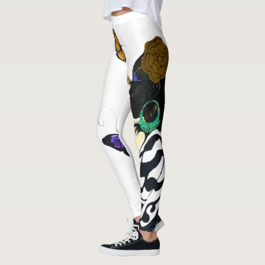 風変わりなレギンス レギンス (左)