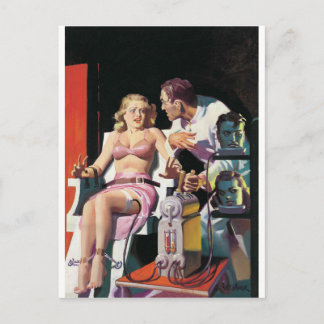 風変わりなヴィンテージの漫画 ポストカード