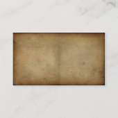 風変わりなヴィンテージ 名刺 (裏面)