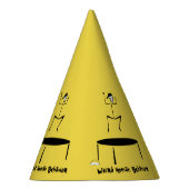 風変わりな人間行動のトランポリンのパーティーの帽子 パーティーハット (右)