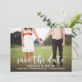 風変わりな写真のセーブ・ザ・デート案内 セーブザデート (スタンド正面)