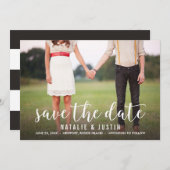 風変わりな写真のセーブ・ザ・デート案内 セーブザデート (正面/裏面)