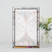 風変わりな地球文房具の新しい地図 便箋 (スタンド正面)