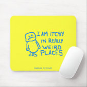 風変わりな場所でItchy マウスパッド (マウス)