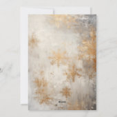 風変わりな天使のイラスト ハッピーホリデー シーズンカード (裏面)