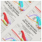 風変わりな天候に備えているだけだ ファブリック (クローズアップ)