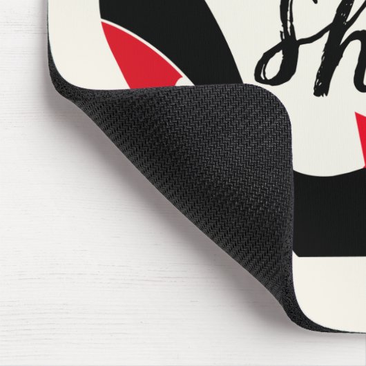 風変わりな引用文、生命は短い買物靴です マウスパッド (コーナー)