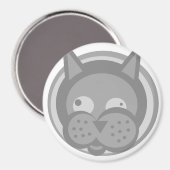 風変わりな猫マグネット マグネット (正面/裏面)