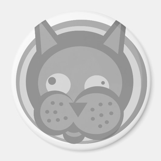 風変わりな猫マグネット マグネット (正面)