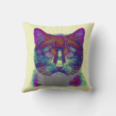 風変わりな猫 クッション (裏面)