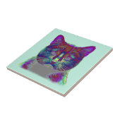 風変わりな猫 タイル (側面)